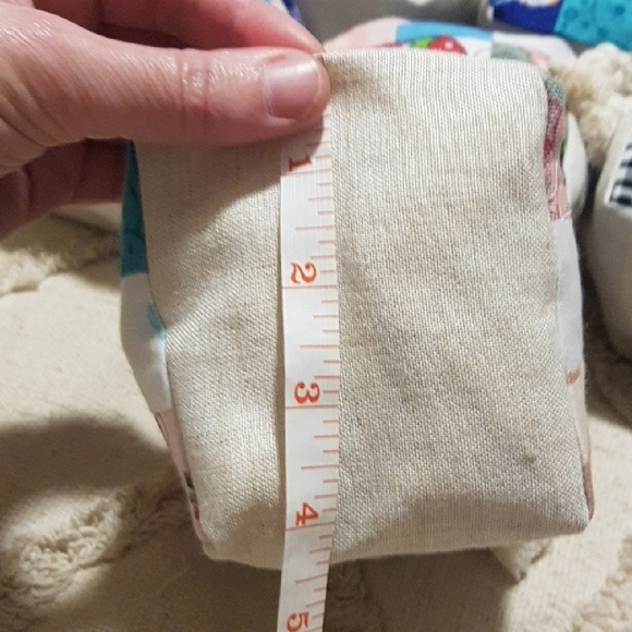 Colorful Patchwork Drawstring Bags - Picture 8 of 11